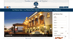 Desktop Screenshot of laspalomashotel.com.mx